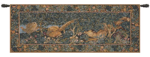 Fox and pheasants european - fox,